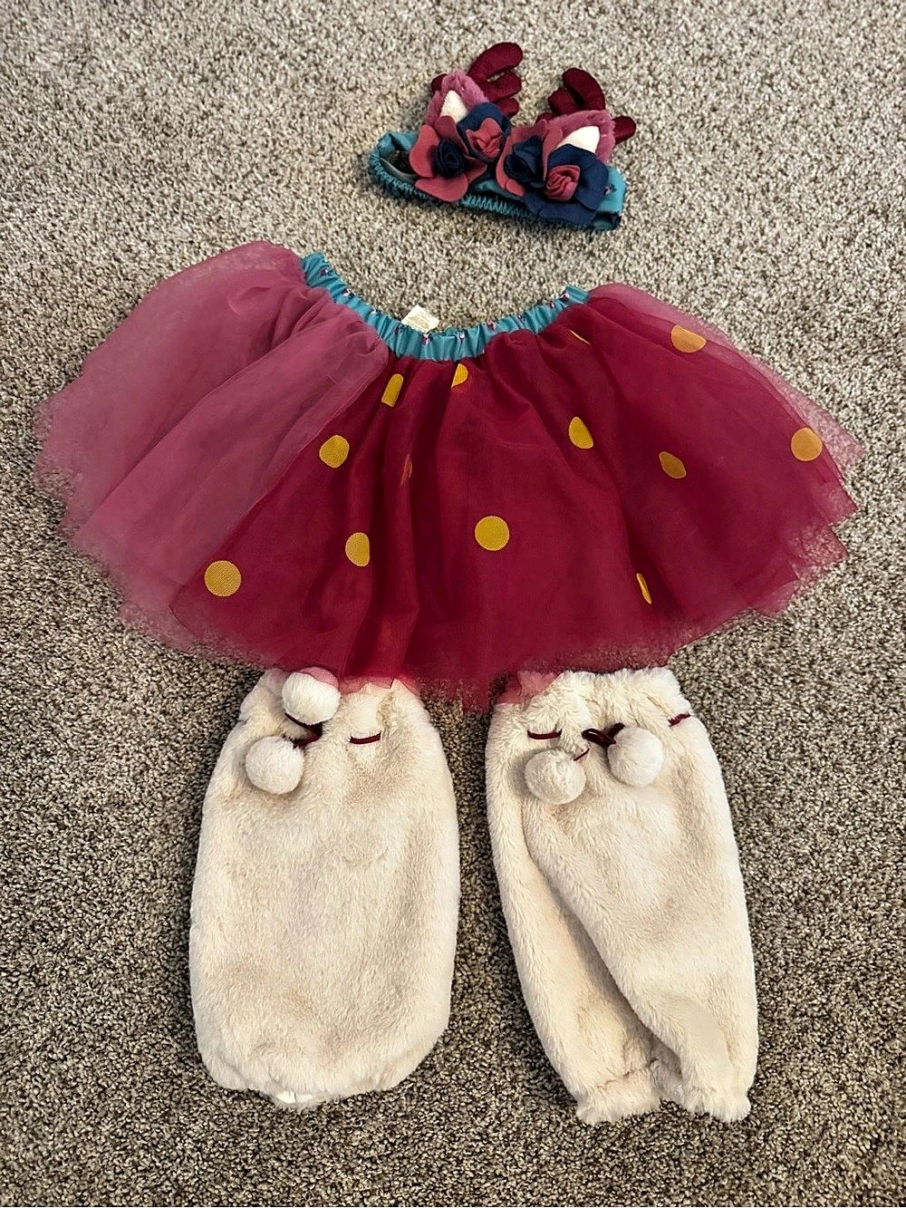 Matilda Jane Girls Polka Dot Deer Costume Set Size M (8)